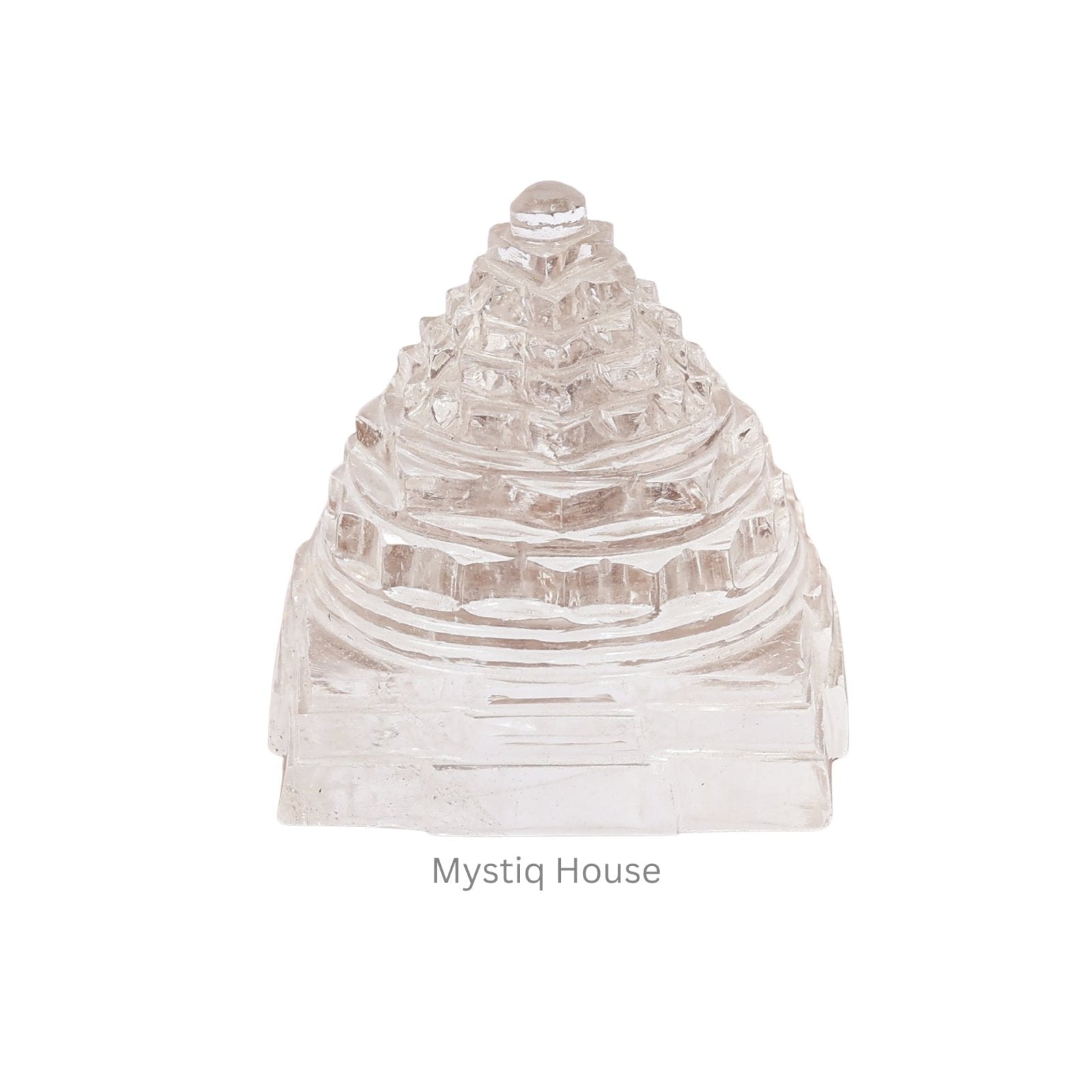 Clear Quartz Shree Yantra - MystiqHouse