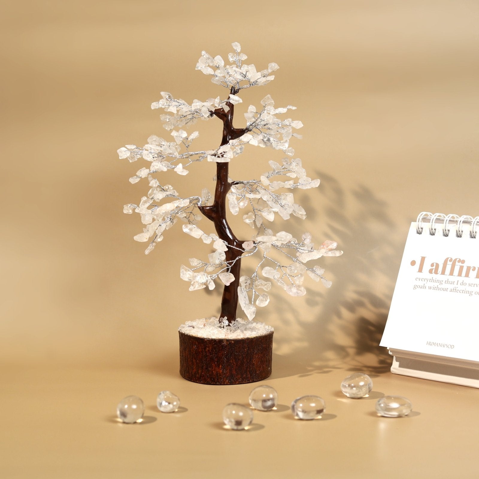 Clear Quartz Silver Wire 300B M - Seal Tree - MystiqHouse