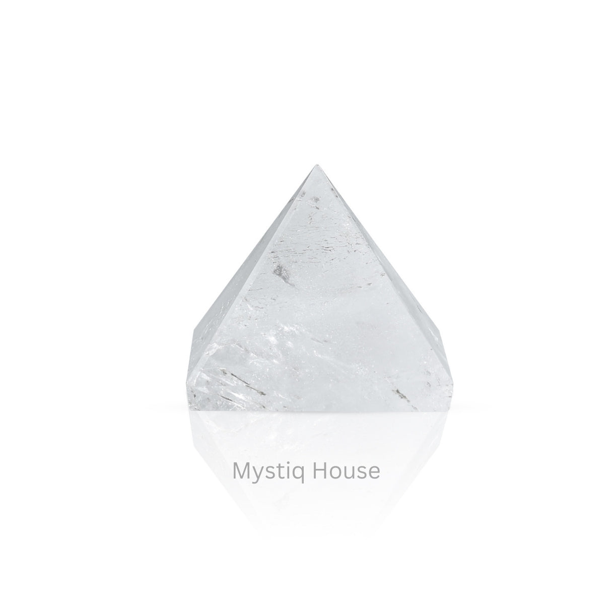 Clear Quartz Stone Pyramid - MystiqHouse