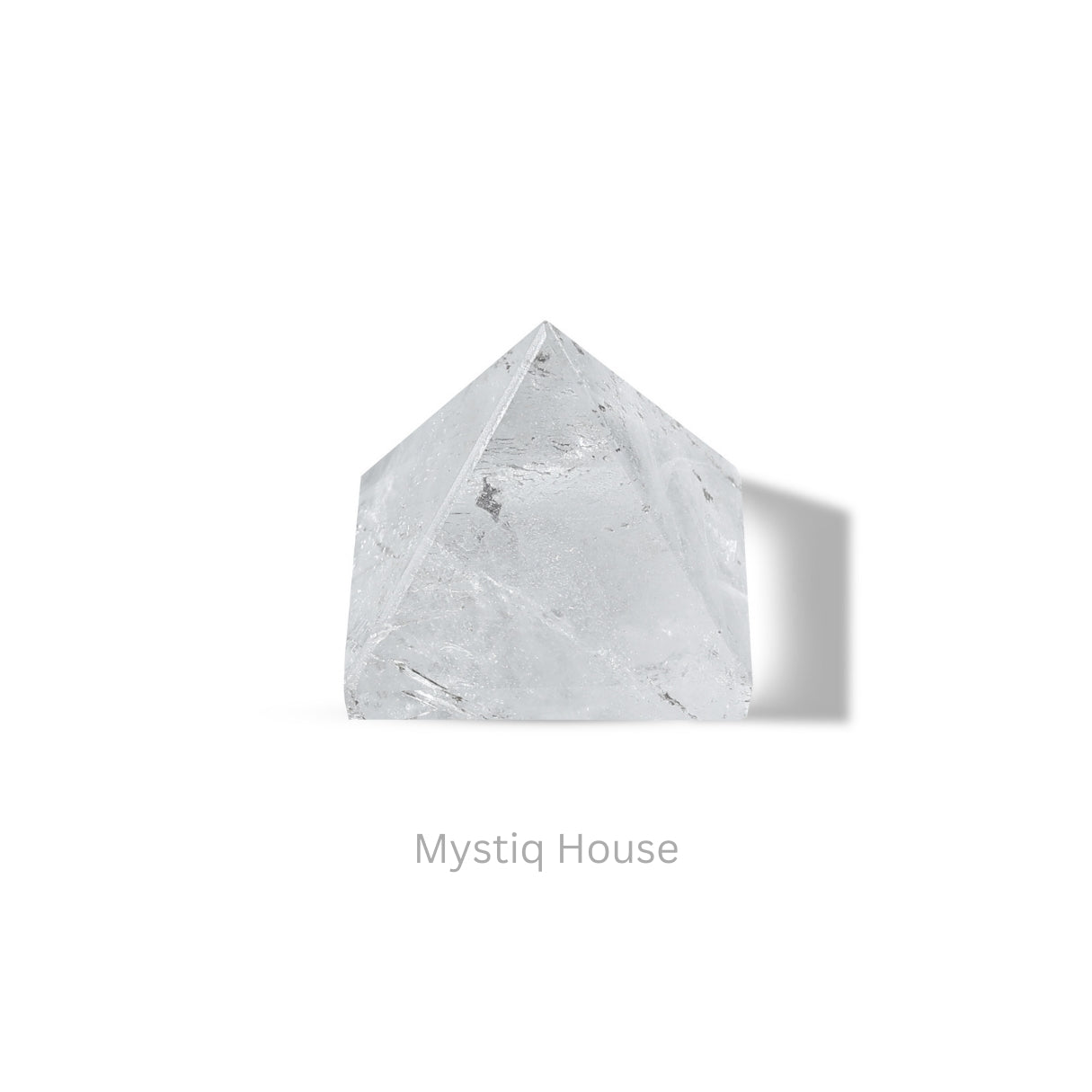 Clear Quartz Stone Pyramid - MystiqHouse