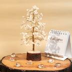 Clear Quartz Tree 300B Gold Wire - MystiqHouse