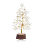 Clear Quartz Tree 300B Gold Wire - MystiqHouse