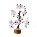 Clear, Rose Quartz & Amethyst Tree - MystiqHouse