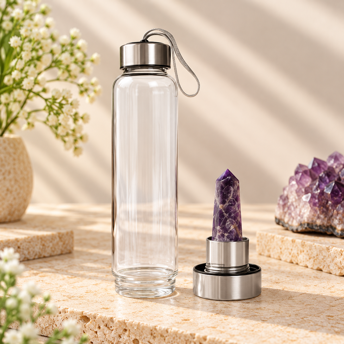 Amethyst Water Bottle
