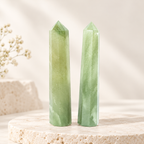 Green Aventurine Crystal Pencil Towers