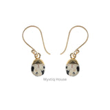 Dalmation Jasper Drop Earring - MystiqHouse