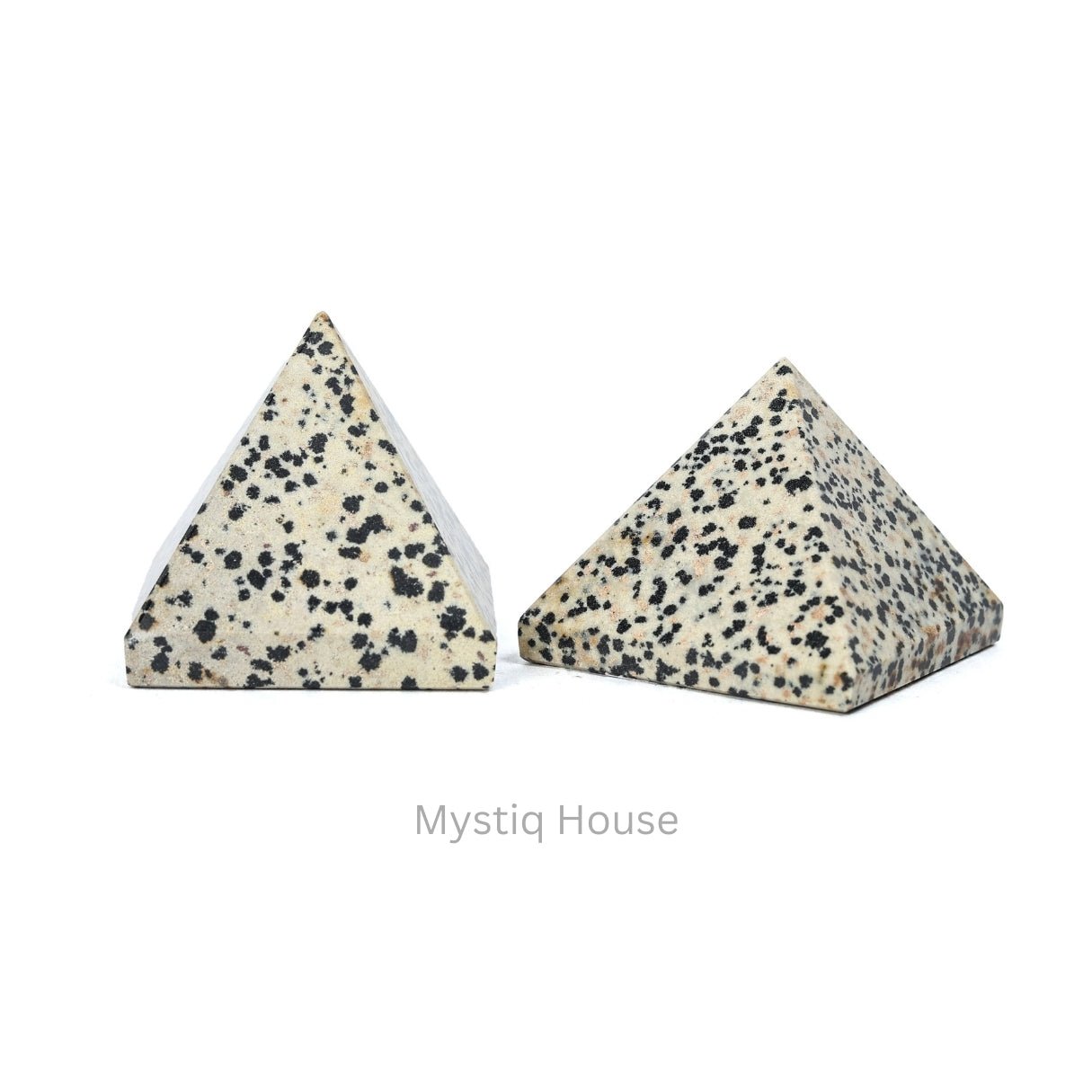Dalmation Jasper Stone Pyramid - MystiqHouse