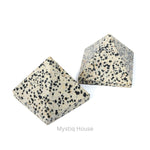 Dalmation Jasper Stone Pyramid - MystiqHouse