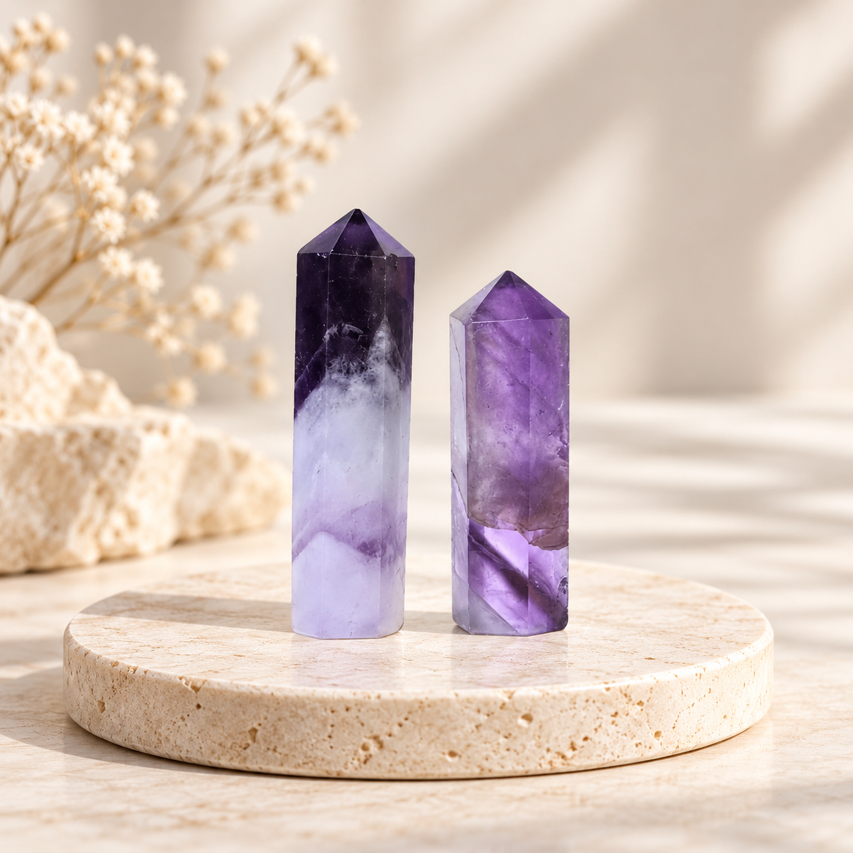 Amethyst Mini Pencil Point/ Towers