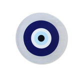 Evil Eye Round Selenite Charging Plate - MystiqHouse