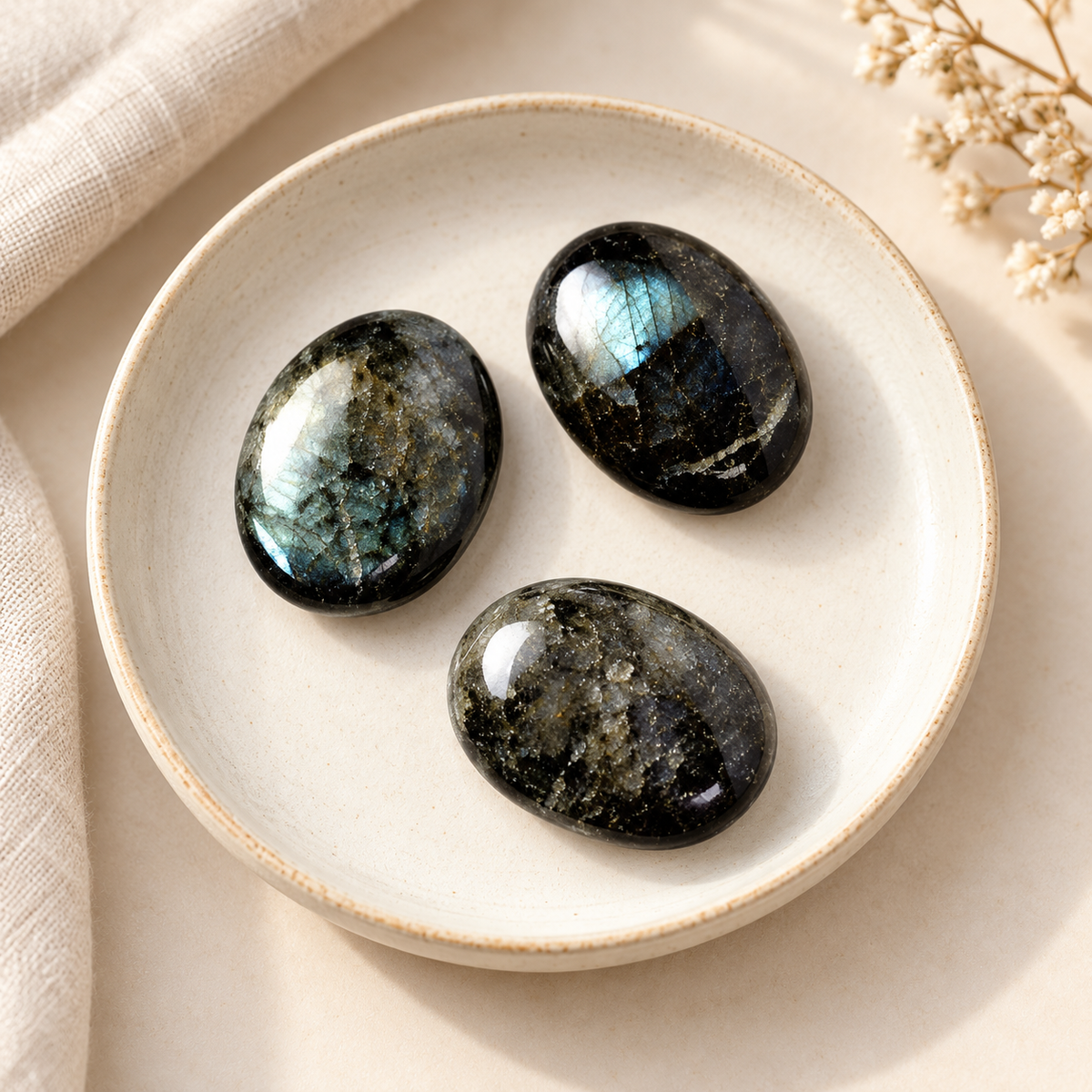 Labradorite Palm Stone