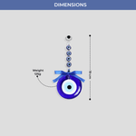 Glass Beaded Evil Eye Hanging - MystiqHouse