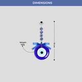 Glass Beaded Evil Eye Hanging - MystiqHouse