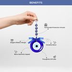 Glass Beaded Evil Eye Hanging - MystiqHouse