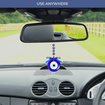 Glass Beaded Evil Eye Hanging car hanging protection MystiqHouse