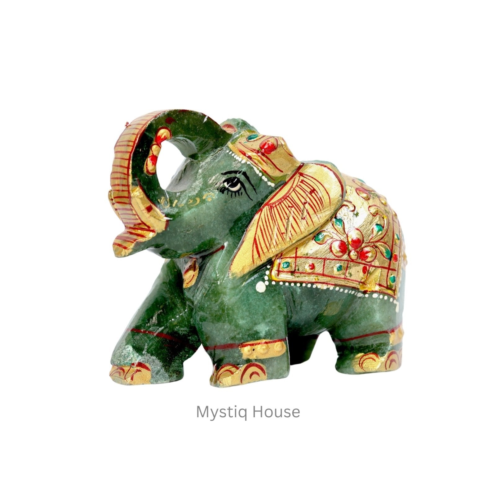 Green Aventurine Elephant - MystiqHouse