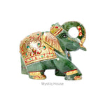 Green Aventurine Elephant - MystiqHouse