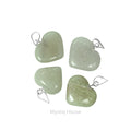Green Aventurine Mini Heart Pendant - MystiqHouse