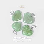 Green Aventurine Mini Heart Pendant - MystiqHouse