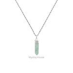 Green Aventurine Pencil Pendant - MystiqHouse