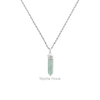 Green Aventurine Pencil Pendant - MystiqHouse