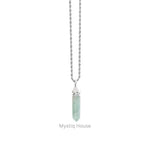 Green Aventurine Pencil Pendant - MystiqHouse