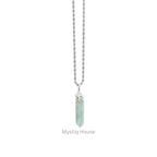 Green Aventurine Pencil Pendant - MystiqHouse