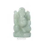 Green Aventurine Stone Ganesha - MystiqHouse