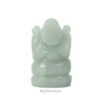 Green Aventurine Stone Ganesha - MystiqHouse