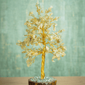 Green Aventurine Tree 300B Gold Wire - MystiqHouse