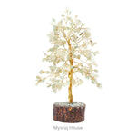 Green Aventurine Tree 300B Gold Wire - MystiqHouse