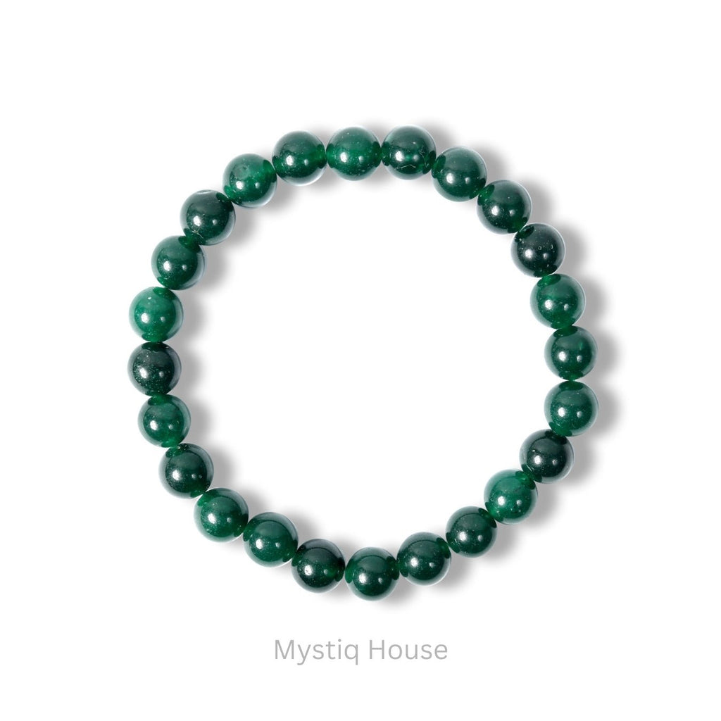 Green Jade 8mm Bracelet - MystiqHouse