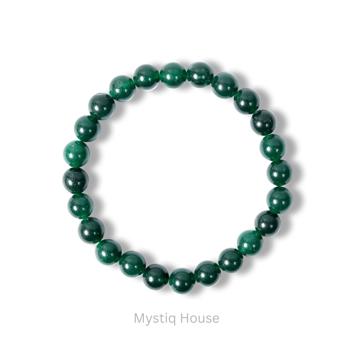 Green Jade 8mm Bracelet - MystiqHouse