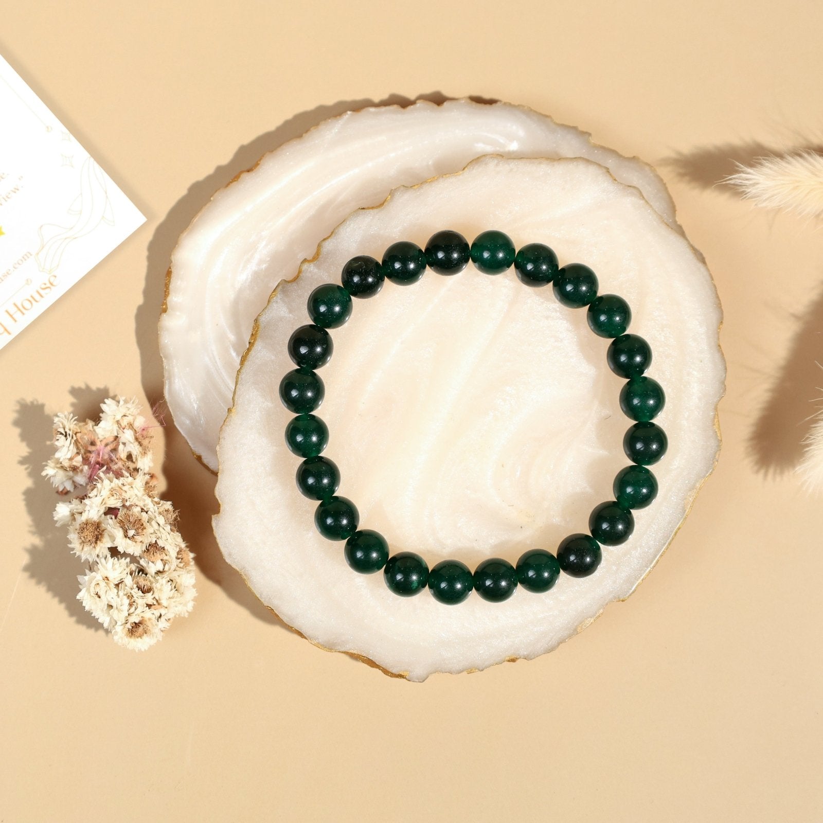 Green Jade 8mm Bracelet - MystiqHouse