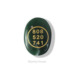 Green Jade Money Switch Oval & Zibu Symbol - MystiqHouse
