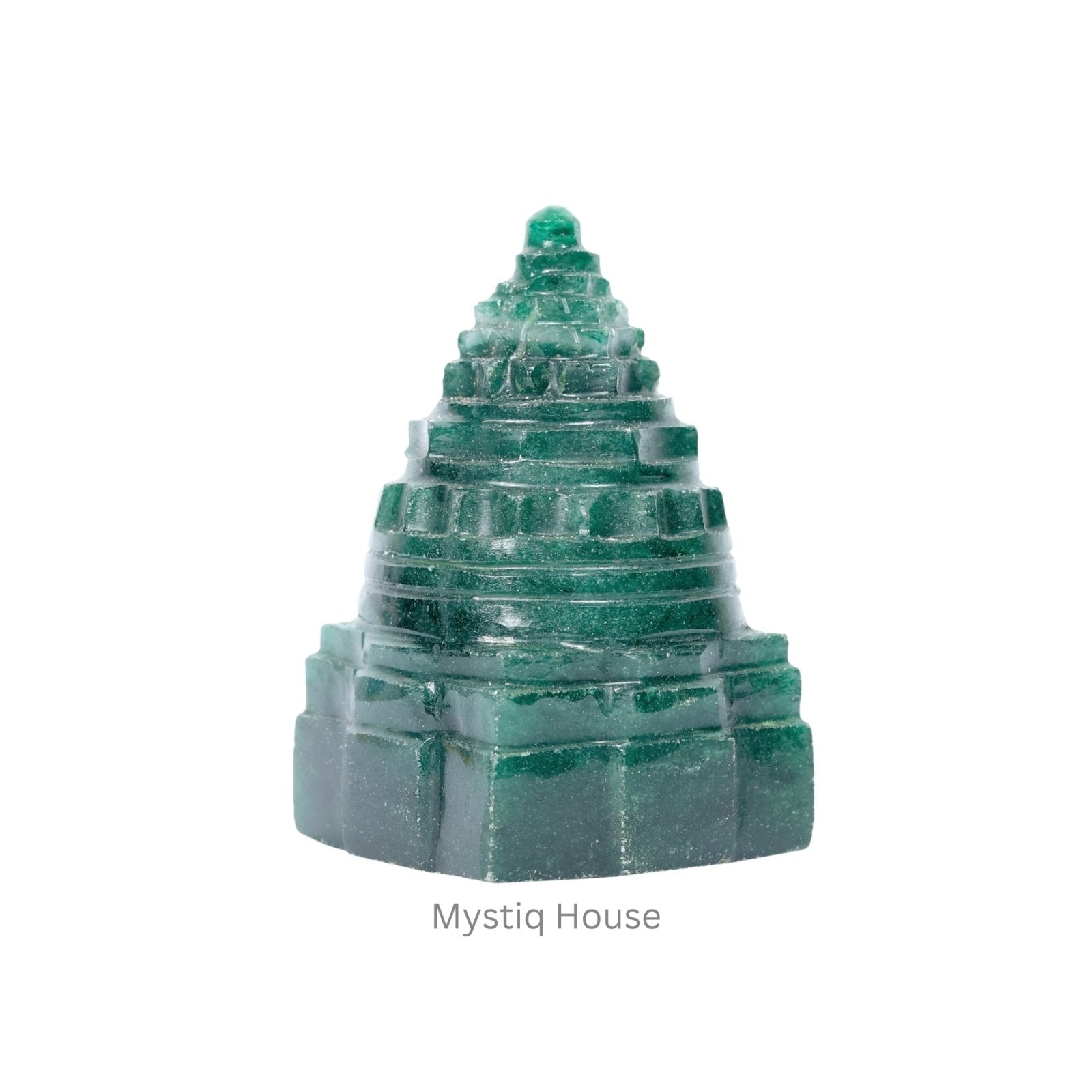Green Jade Shree Yantra - MystiqHouse
