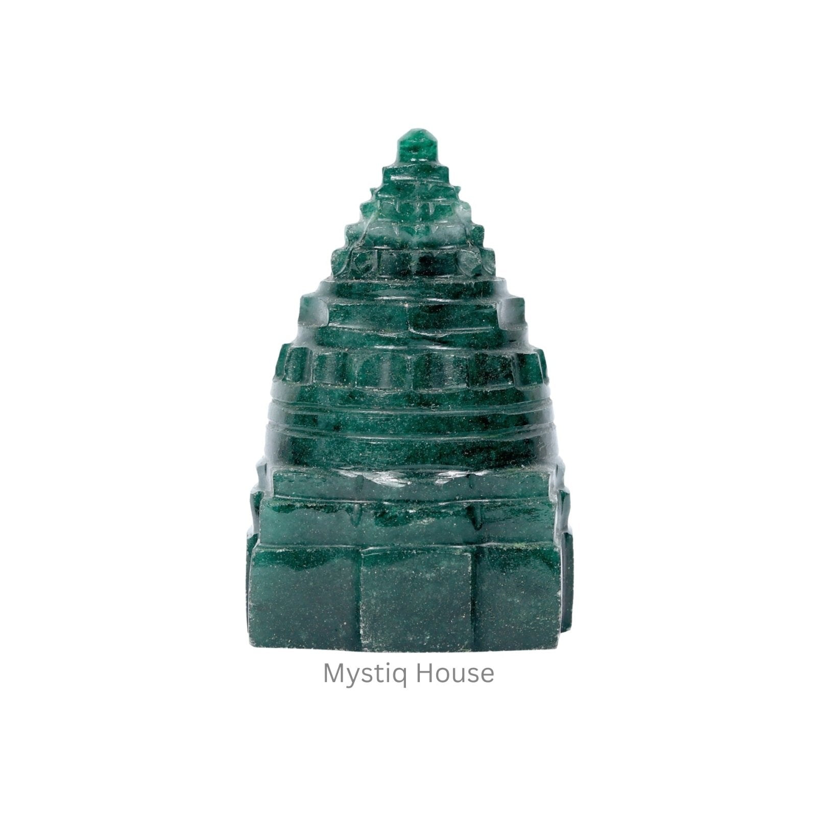 Green Jade Shree Yantra - MystiqHouse