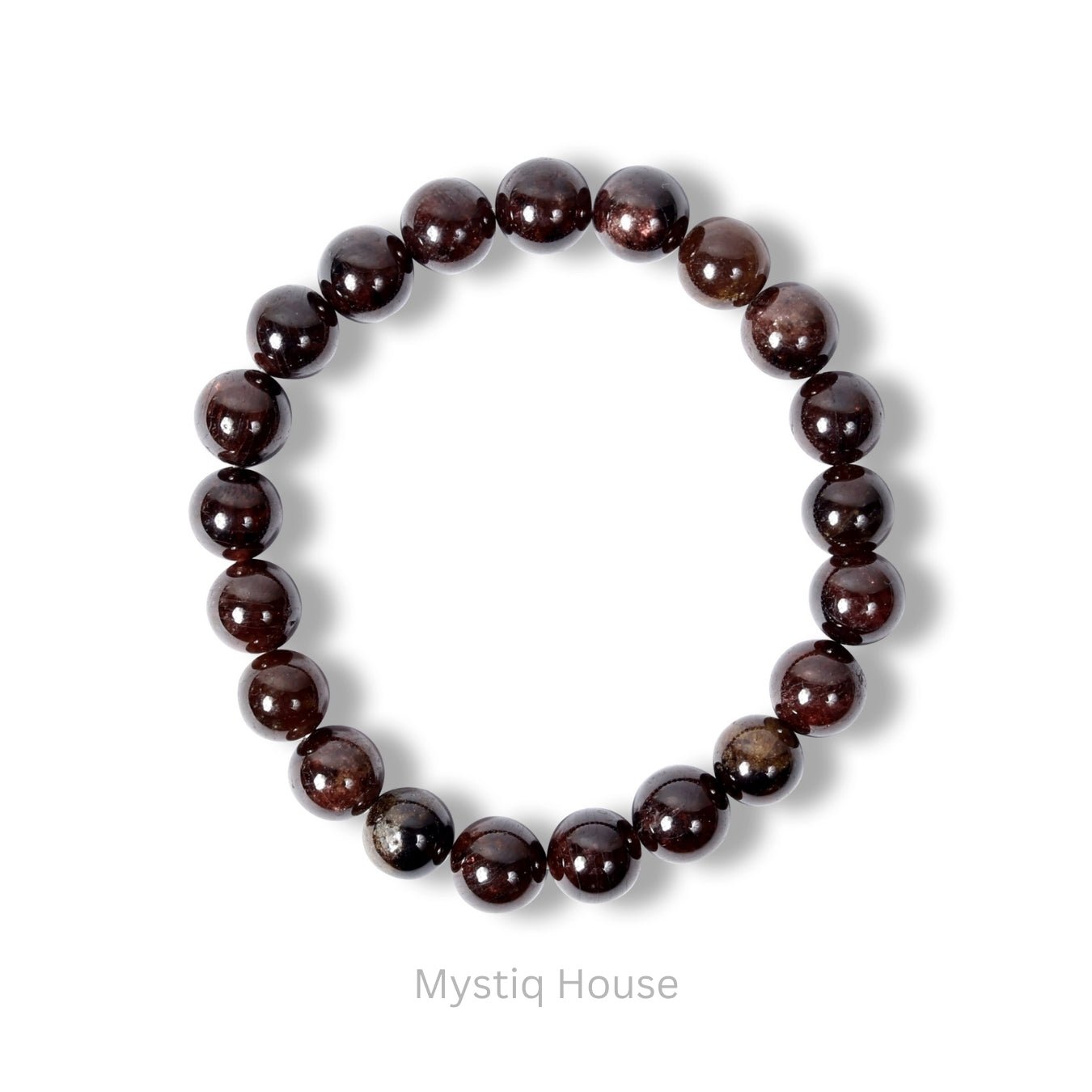 Hessonite 8mm Bracelet - MystiqHouse