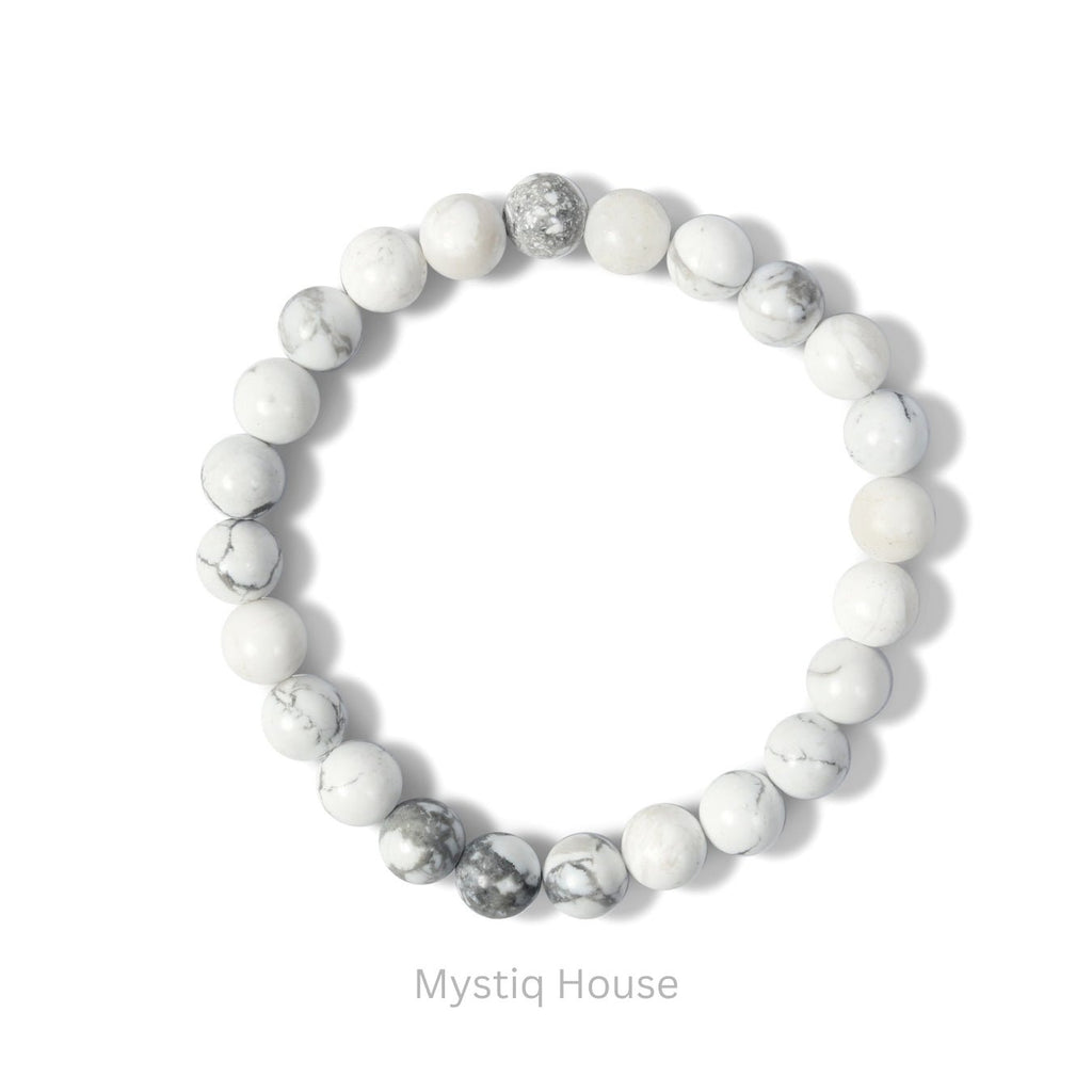 Howlite 8mm Bracelet - MystiqHouse