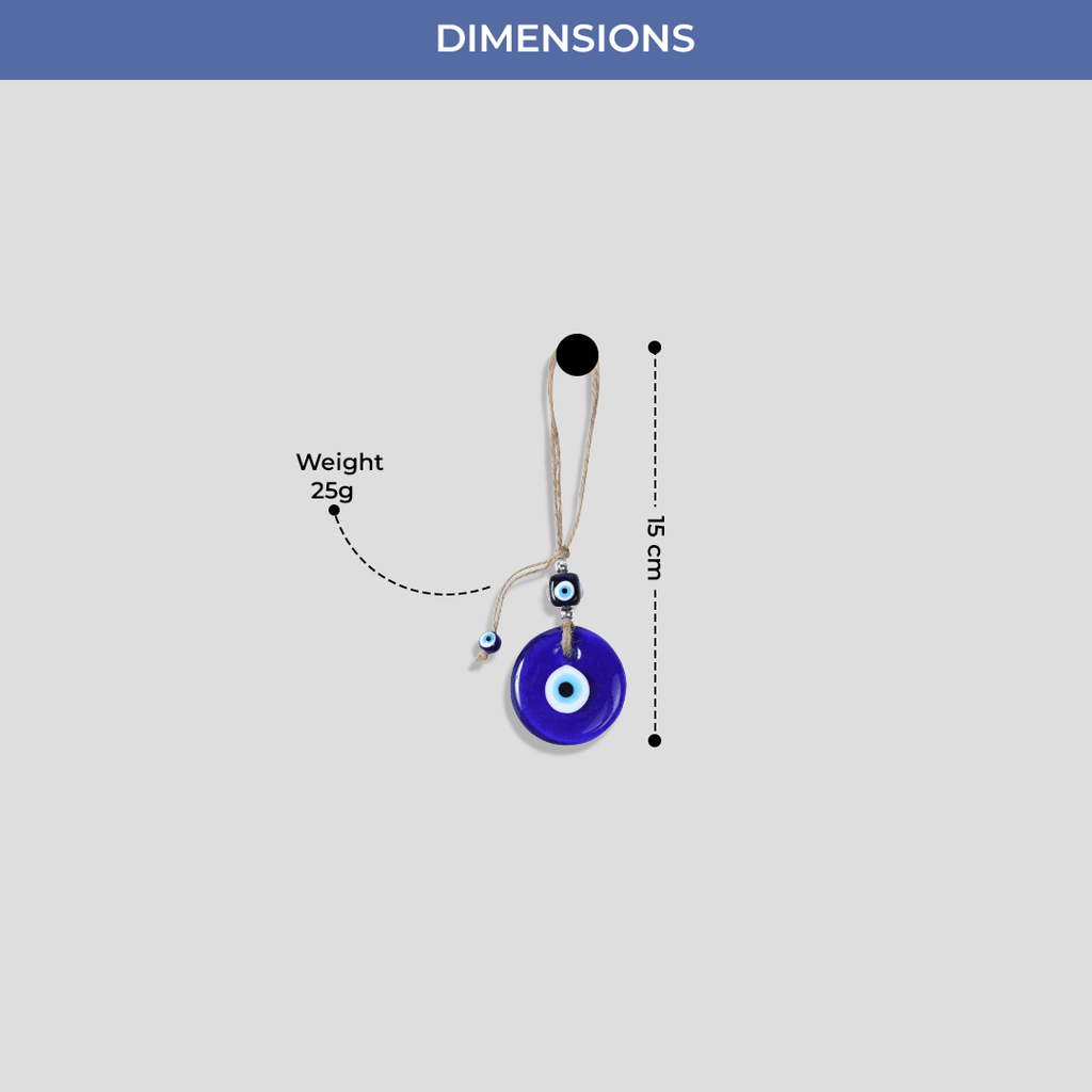 Jute Evil Eye Hanging - MystiqHouse