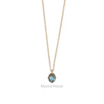 Labradorite 92.5 Silver Oval Necklace - MystiqHouse
