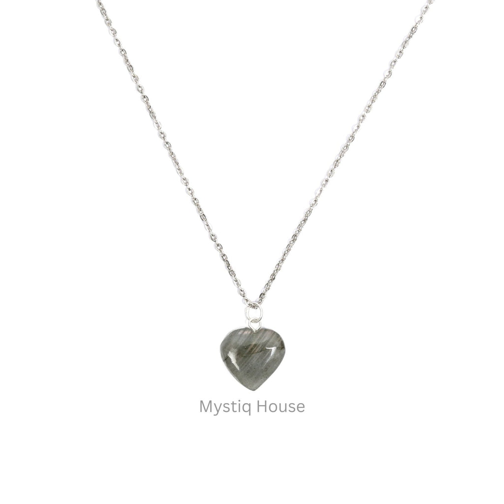 Labradorite Mini Heart Pendant - MystiqHouse