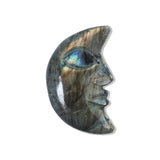Labradorite Moon Face Cabochon - MystiqHouse