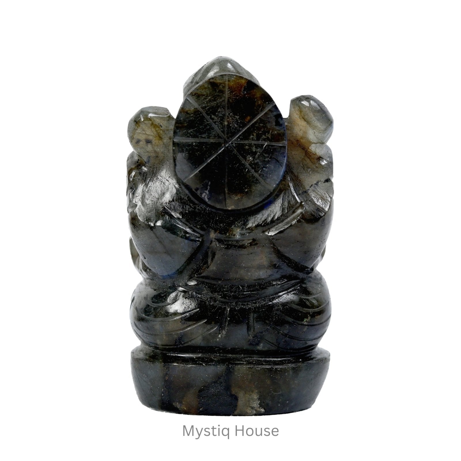 Labradorite Stone Ganesha - MystiqHouse