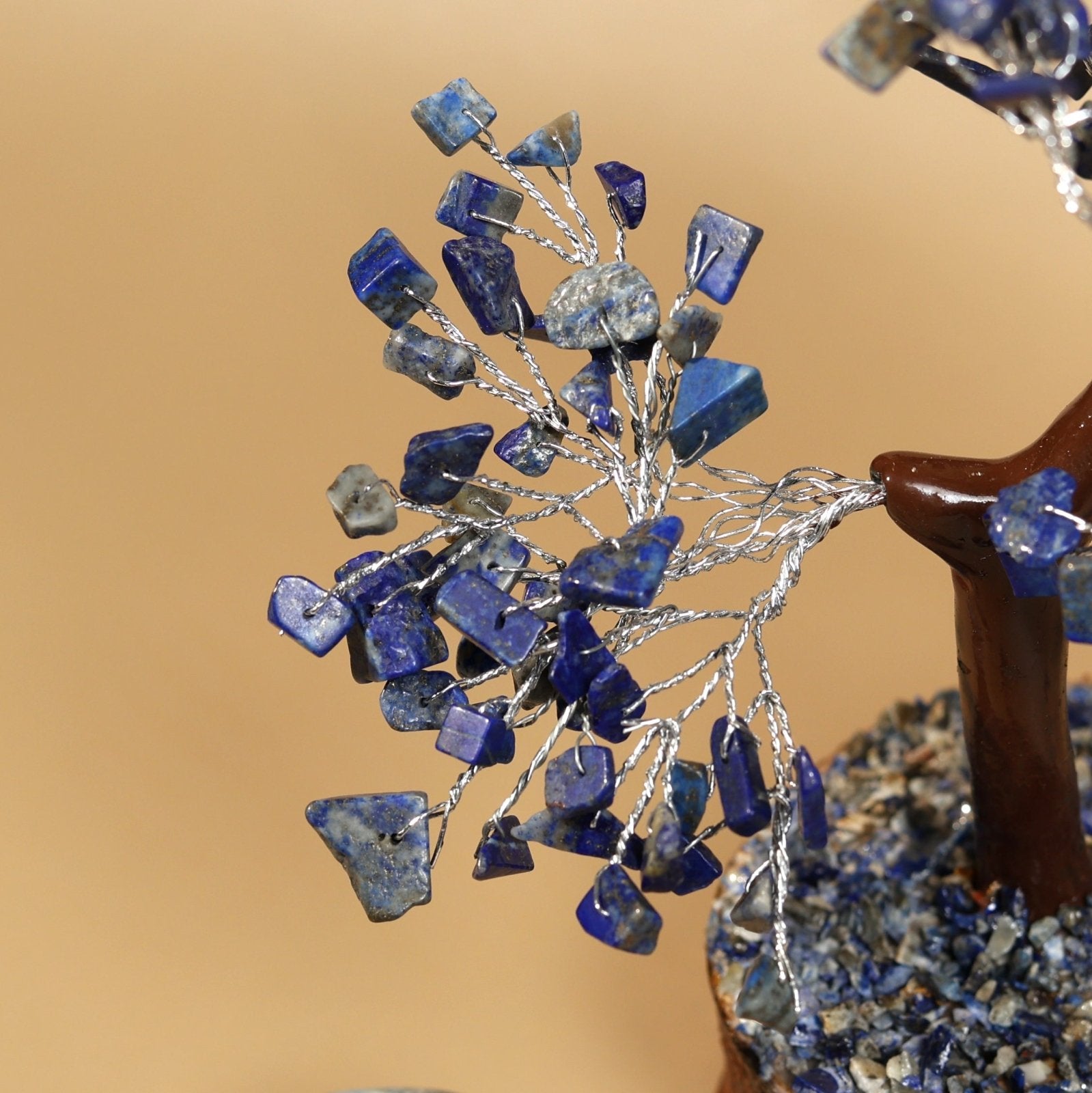 Lapis Lazuli Silver Wire M - Seal 300B Tree - MystiqHouse