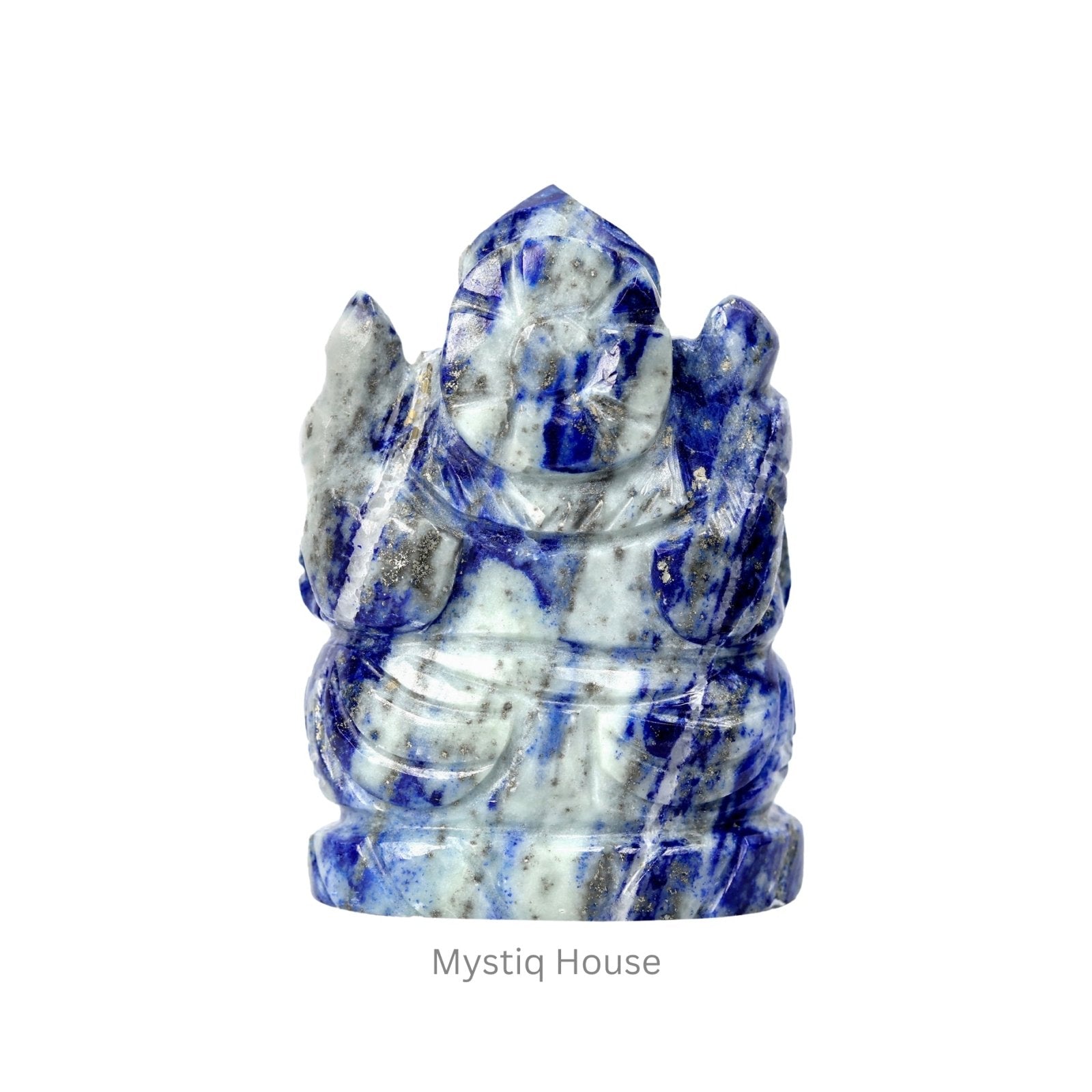 Lapis Lazuli Stone Ganesha - MystiqHouse