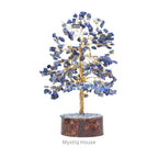 Lapis Lazuli Tree 300 B Gold Wire - MystiqHouse