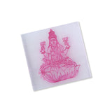 Laxmi ji Square Selenite Charging Plate - MystiqHouse