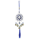Metal Turkish Evil Eye Windchime Hanging - MystiqHouse