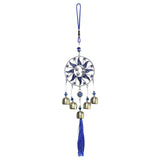 Metal Turkish Evil Eye Windchime Hanging - MystiqHouse